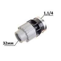 Муфта ПЕ Ø32x1 1/4"В (Santheplast.COS)