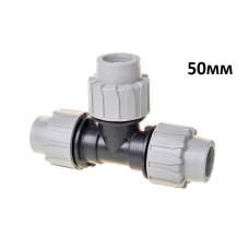 Трійник ПЕ Ø50 (SantehPlast.COS)