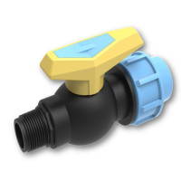 Кран ПЕ Ø25x3/4"З (SantethPlast)