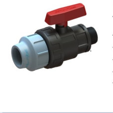 Кран ПЕ Ø25x3/4"З (SantehPlast.COS)