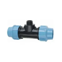 Трійник ПЕ Ø32x1/2"ЗxØ32 (SantehPlast)