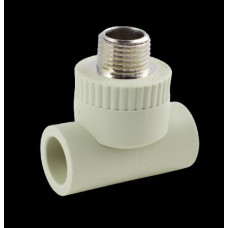 Трійник VITOPlast d20х1/2"(Зовнішня різьба)