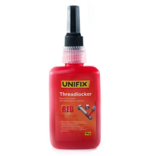 Фіксатор різьби для нерозбірних з'єднань червоний 50 г (UNIFIX)