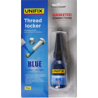 Фіксатор різьби для розбірних з'єднань синій 10 г (UNIFIX)