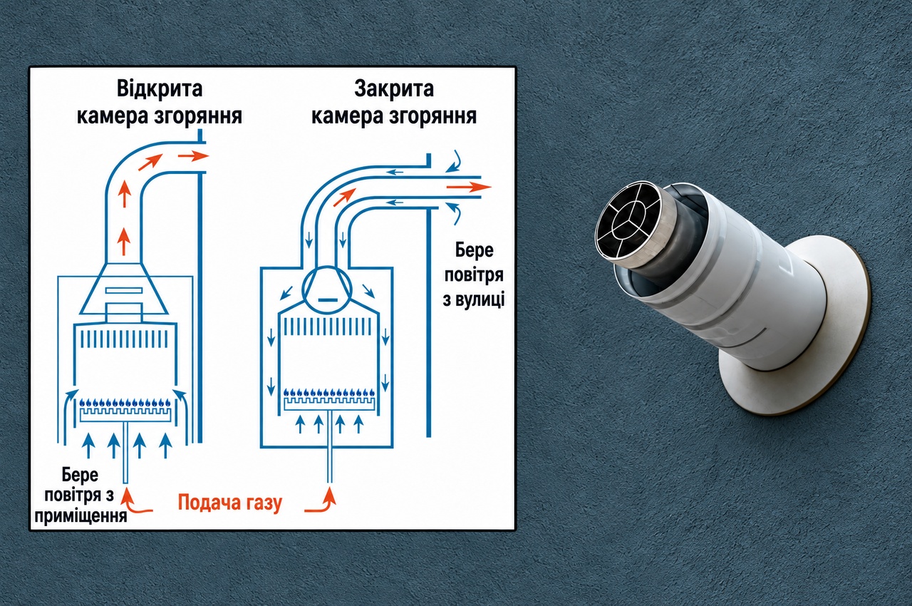 Як правильно зробити димохід для газового котла: коаксіальний чи роздільний Як правильно зробити димохід для газового котла: коаксіальний чи роздільний