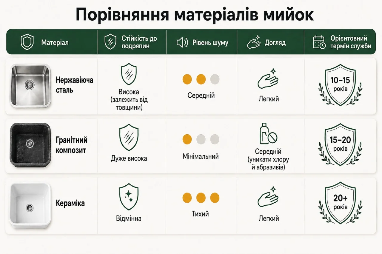 Як підібрати мийку для кухні: ТОП-5 помилок покупців та поради експертів Як підібрати мийку для кухні: ТОП-5 помилок покупців та поради експертів